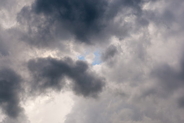 Dramatic sky with clouds