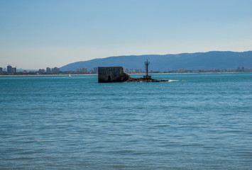 Naklejka premium Island of flies, Acre, Israel