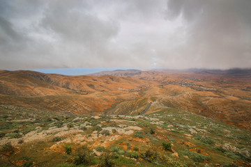 Red desert in Fuerteventura