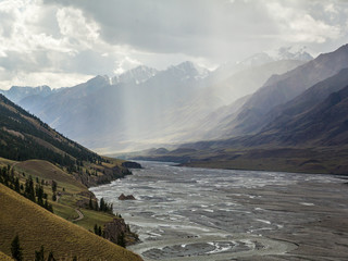 Rain in the mountains