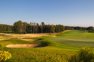 Fototapeta na wymiar background landscape golf course