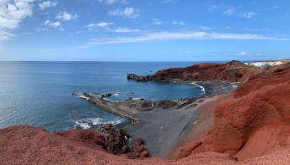 Amazing beach from Lanzarote Island