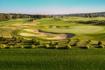 background landscape golf course