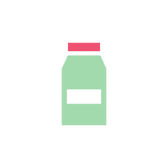 milk icon flat