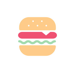 burger icon flat