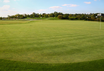 Fototapeta na wymiar background landscape golf course
