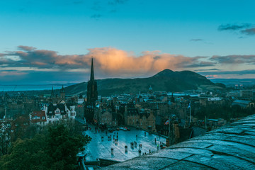 Edinburgh. View from the Castle.