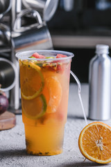 Tropical fruit tea