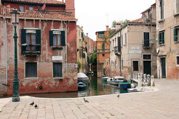 Fototapeta na wymiar Venise est abandonnée