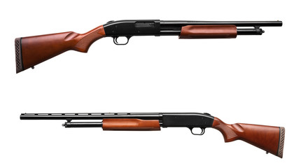 Shotgun isolated on white