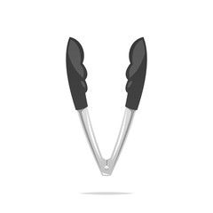 Kitchen tongs vector isolated