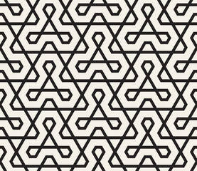 Vector seamless pattern. Modern stylish abstract texture. Repeating geometric tiles