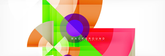 Fototapeta premium Modern geometric abstract background