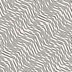 Simple ink geometric pattern. Monochrome black and white strokes background. Hand drawn texture for your design