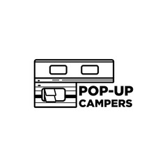 4 wheel camper logo design inspiration - Caravan logo design inspiration