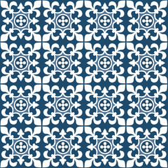 Blue and white Portuguese pattern Tiles