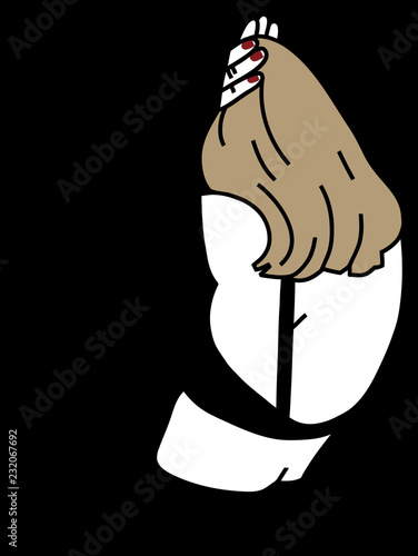 Dressing. History Of Touches