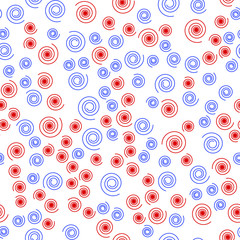 Whirpool Seamless vector EPS 10. Multicolor Figures. Texture for print and Banner. Flat style