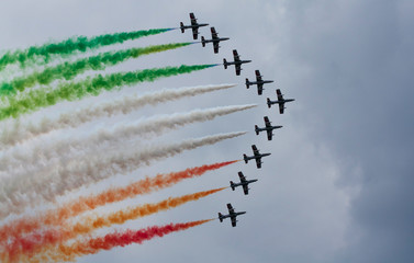 Jets formation stunts