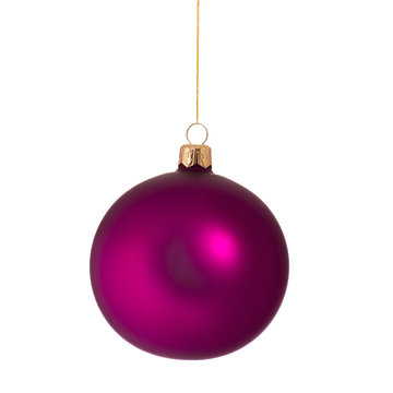 Christmas bauble - ball isolated on white background