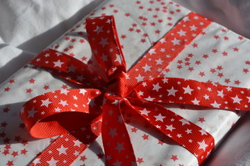 red gift box of chocolates