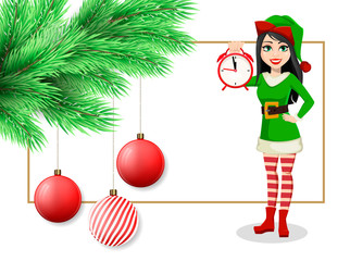 Merry Christmas postcard