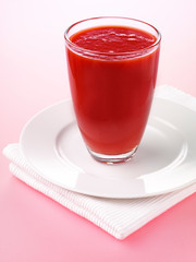GLASS OF TOMATO JUICE