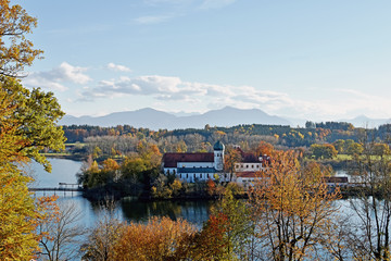 Fototapeta na wymiar Kloster Seeon - Bavaria