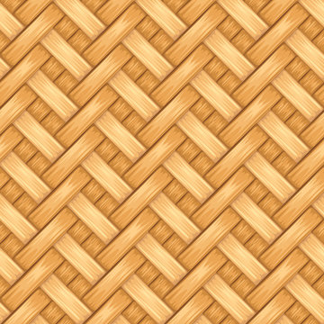 bamboo basket pattern texture design vector illustration