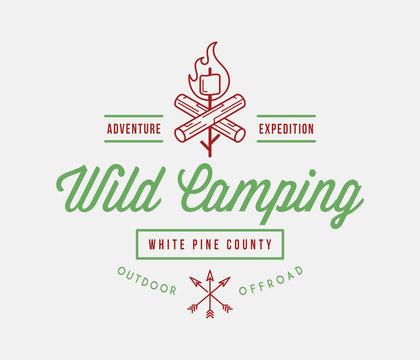 Outdoor wild camping white pine county