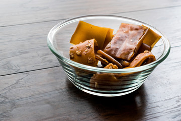 Turkish Pestil / Dried Fruit Pulp with Sesame and Walnut / Churchkhela