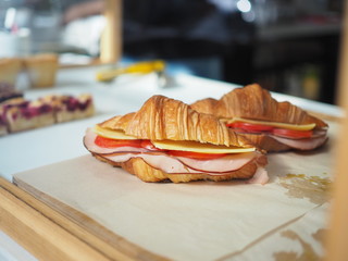Ham cheese croissant  - 232080673