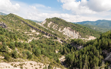 Fototapeta na wymiar Mountains of the Pyrenees in Spain