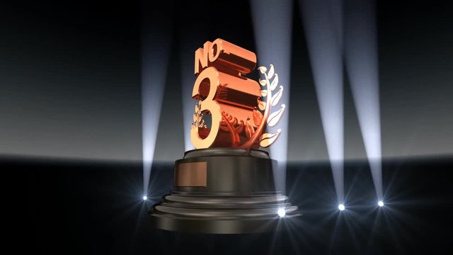 Prize Number Trophy