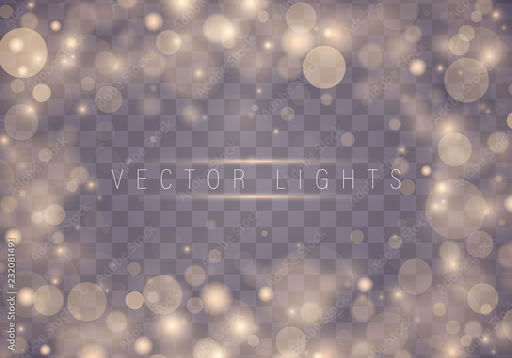 Poster light abstract bokeh