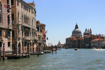 Quais d'embarquement à Venise