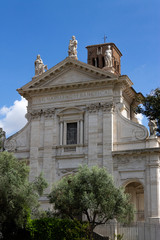 Fototapeta na wymiar Basílica de Santa Francesca Romana Foro Romano