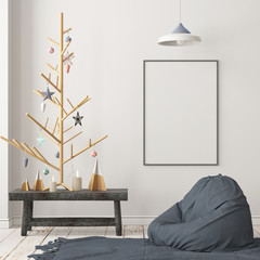 Christmas lag-style interior