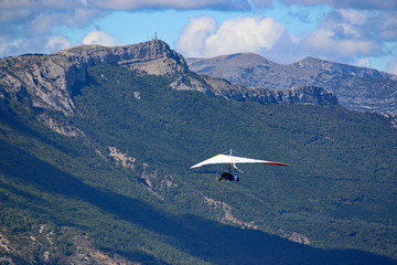 Hang Glider in the French Alps