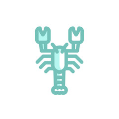 lobster icon vector