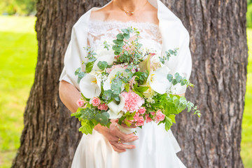 Le bouquet de la mariée. 