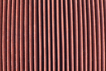 Changing an air filter . Dirty  air filter