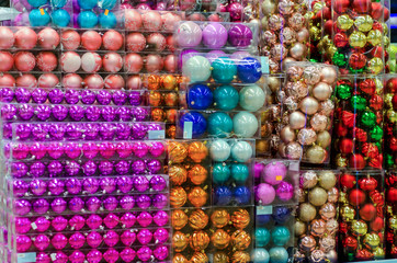 Christmas toys for sale in the store