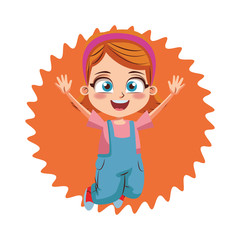 Girl children cartoon