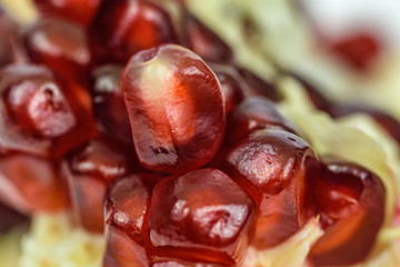 pomegranate close up