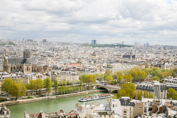 view of paris from eiffel tower