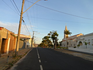 Fototapeta na wymiar street in the town, brazil