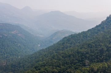 Scenic surroundings of Munnar mountains