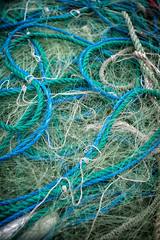 Fishing equipments pops and netting 