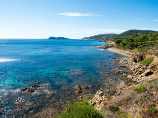 Fototapeta premium Mittelmeer Bucht Felsenküste